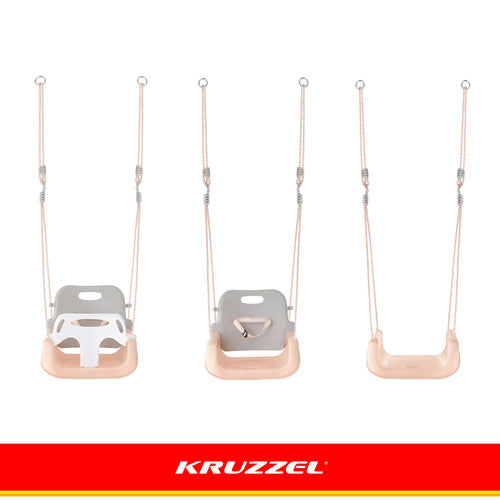3-in-1 Children's Swing, Adjustable Ropes, 30kg Capacity