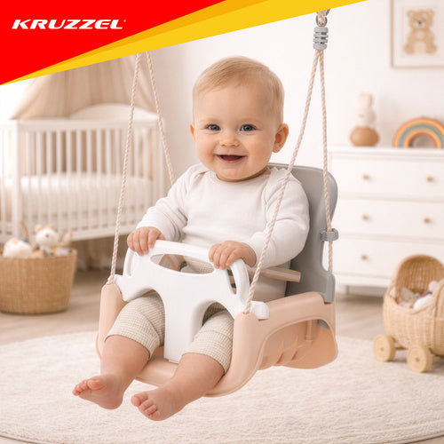 3-in-1 Children's Swing, Adjustable Ropes, 30kg Capacity