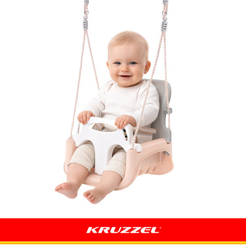 3-in-1 Children's Swing, Adjustable Ropes, 30kg Capacity