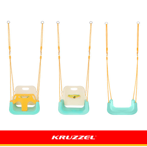 3-in-1 Children's Swing, Adjustable Ropes, 30 kg Capacity