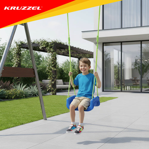 3-in-1 Children's Swing, Adjustable Ropes, 30kg Capacity