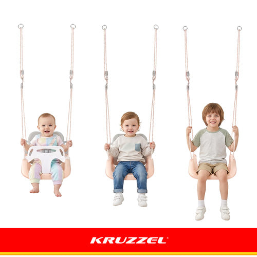3-in-1 Children's Swing, Adjustable Ropes, 30kg Capacity
