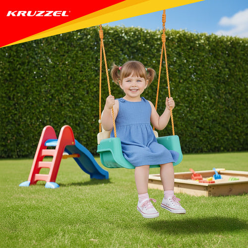 3-in-1 Children's Swing, Adjustable Ropes, 30 kg Capacity