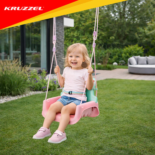 3-in-1 Children's Swing, Adjustable Ropes, 30kg Max Load