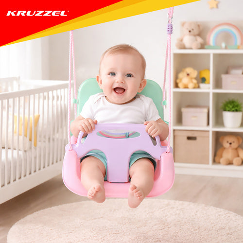 3-in-1 Children's Swing, Adjustable Ropes, 30kg Max Load