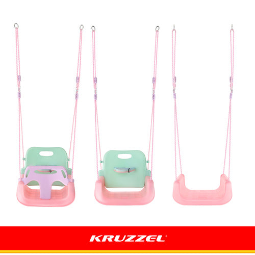 3-in-1 Children's Swing, Adjustable Ropes, 30kg Max Load