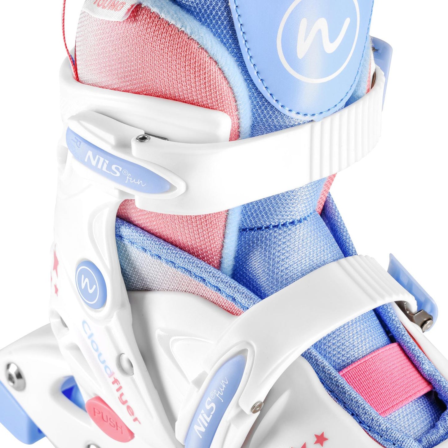 3-in-1 Inline/Quad Skates, White, Size XS (26-29)