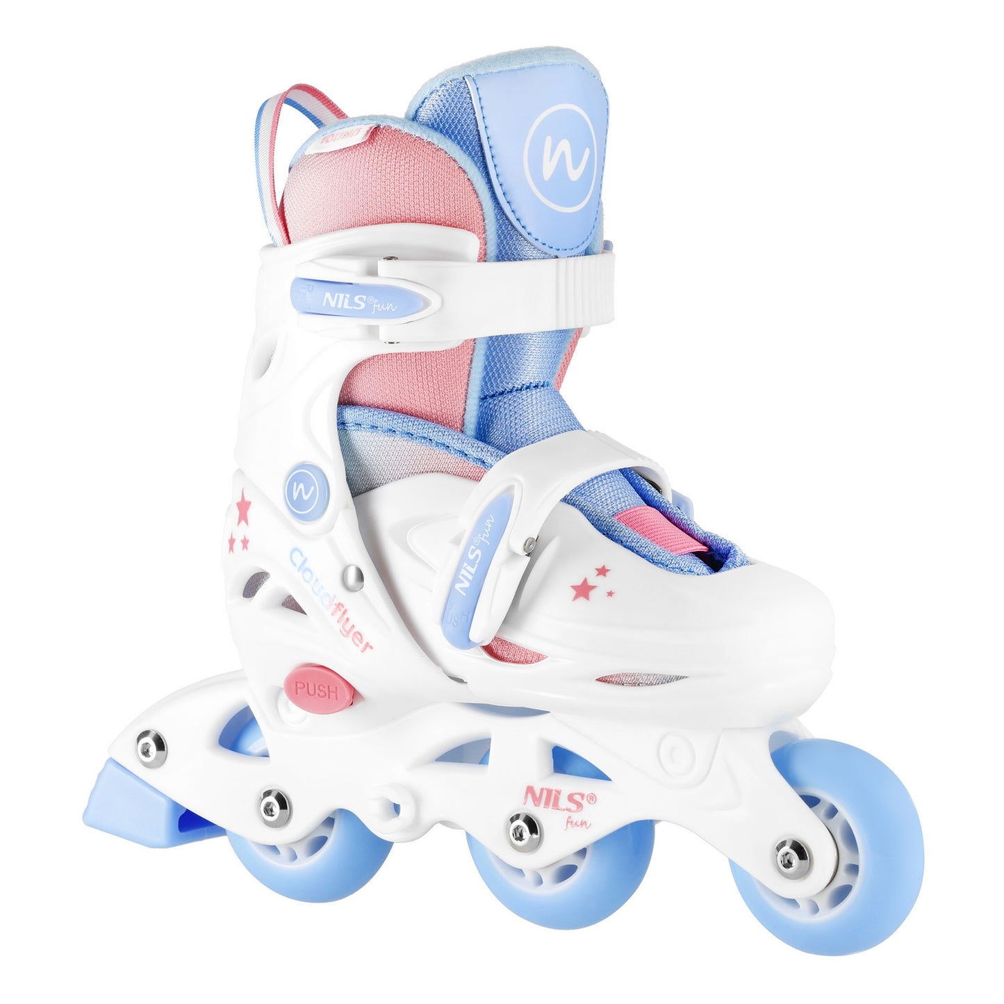 3-in-1 Inline/Quad Skates, White, Size XS-S (30-33)