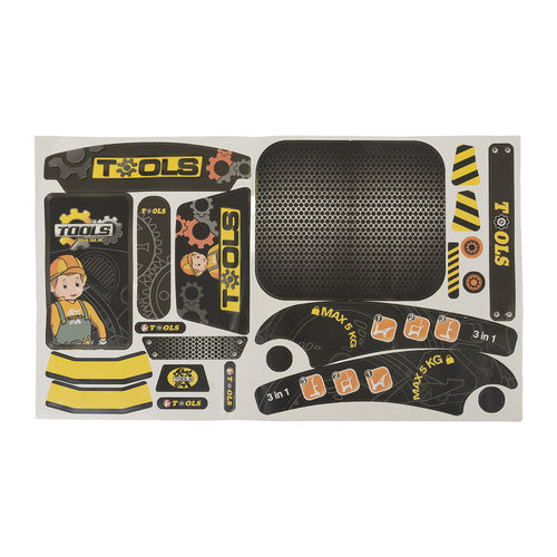 3-in-1 Kids Toy Workshop Set, 59-Piece Tool Kit