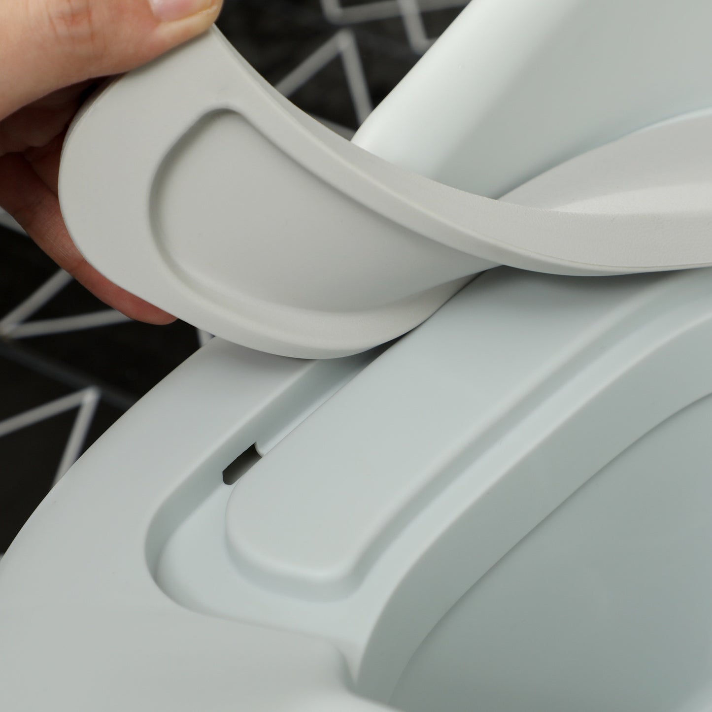 3-in-1 potty for children, removable, grey, 6-72 months