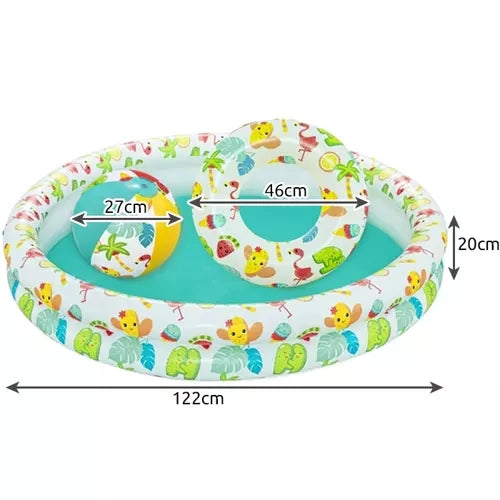 3in1 inflatable pool for children BESTWAY 51124