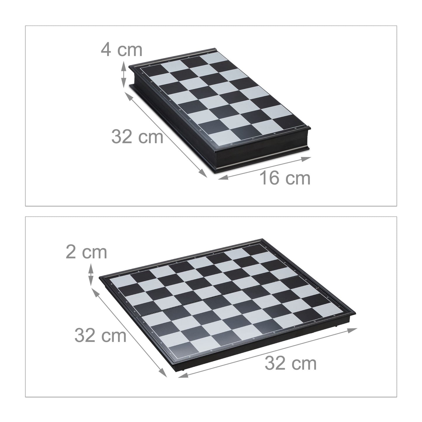 3-in-1 magnetic chess set