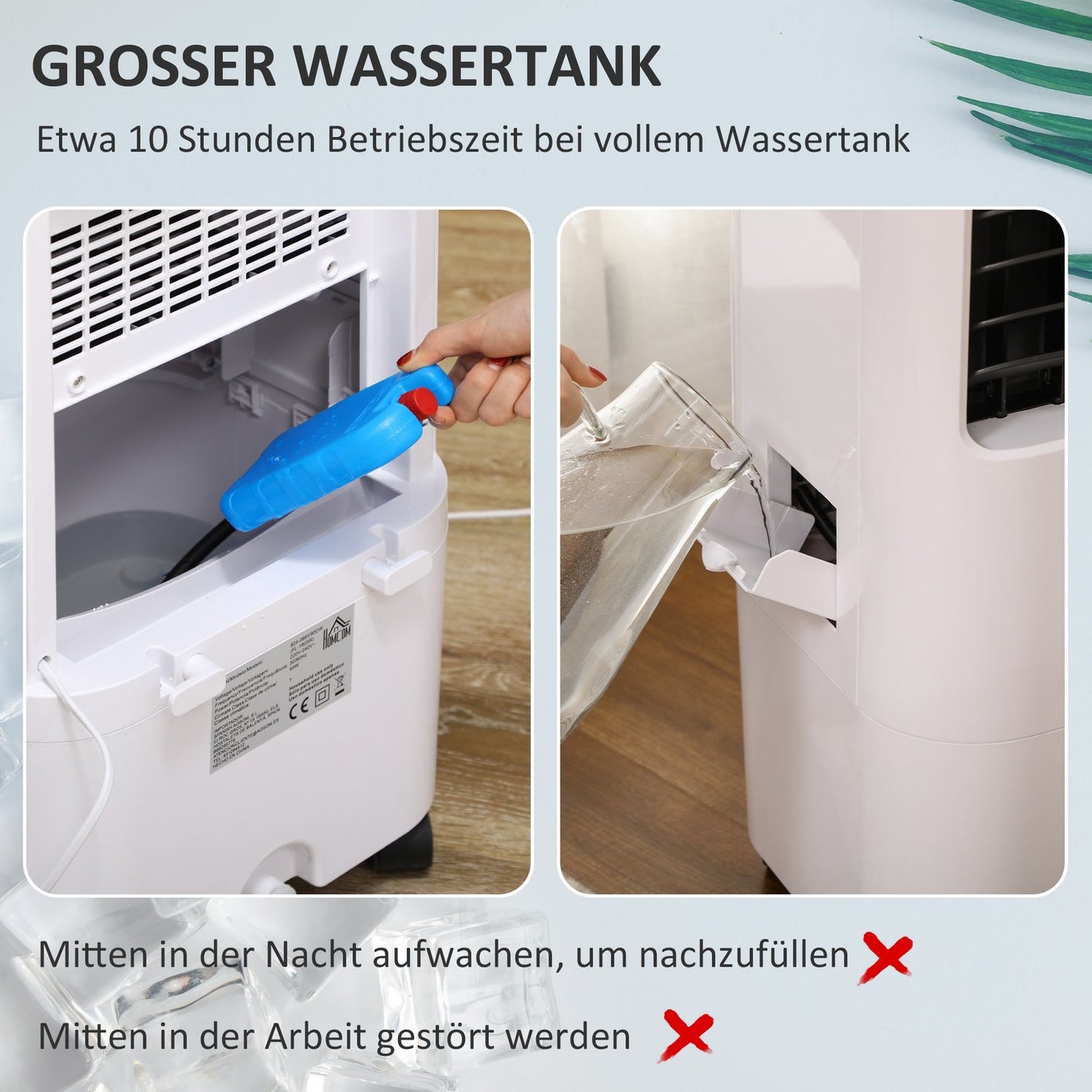 Mobile air conditioner – 15L, 60° oscillation, remote control