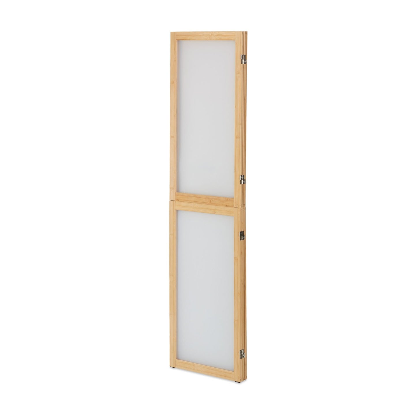 3-part screen with bamboo frame