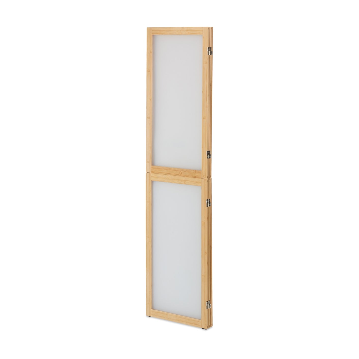 3-part screen with bamboo frame