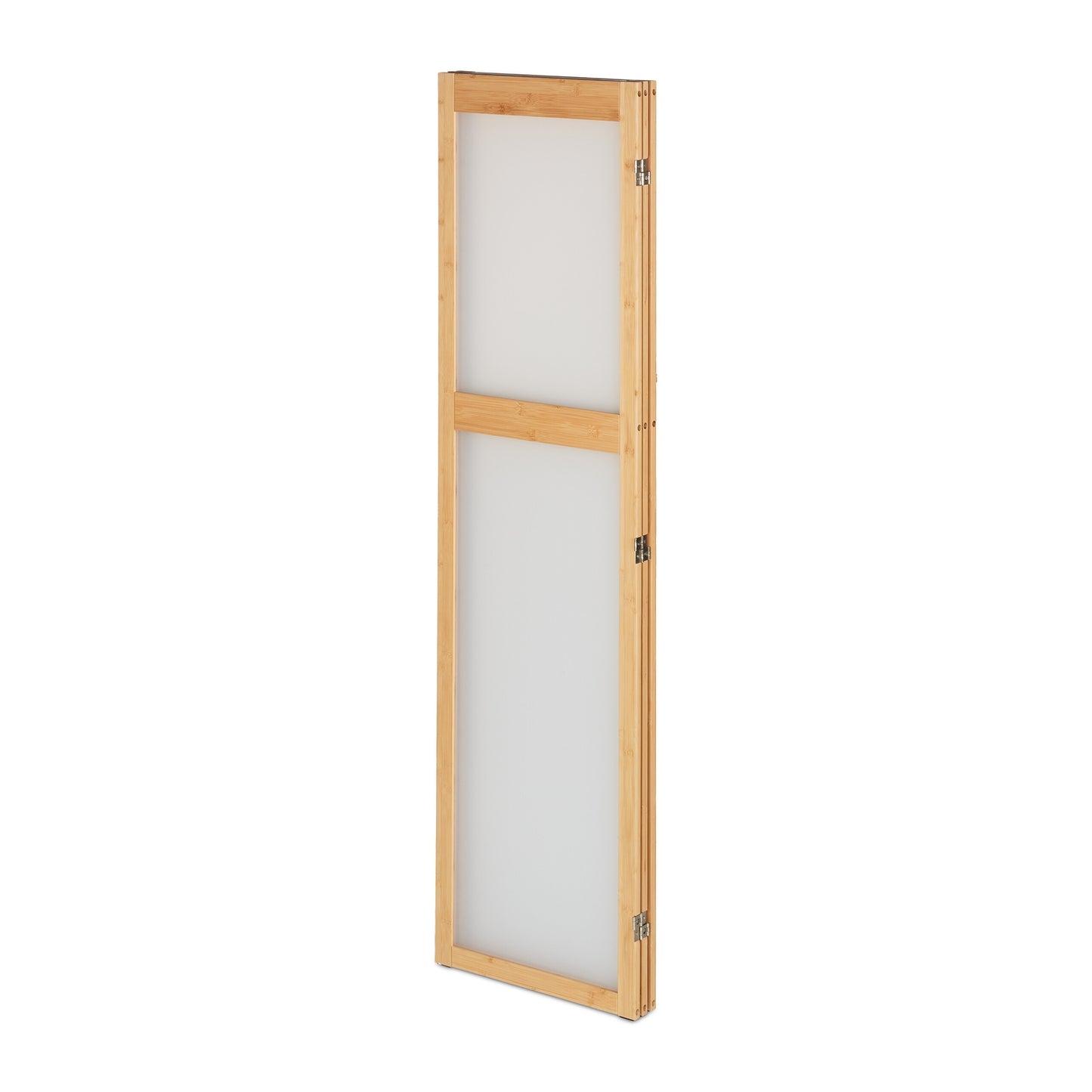 3-part screen with bamboo frame