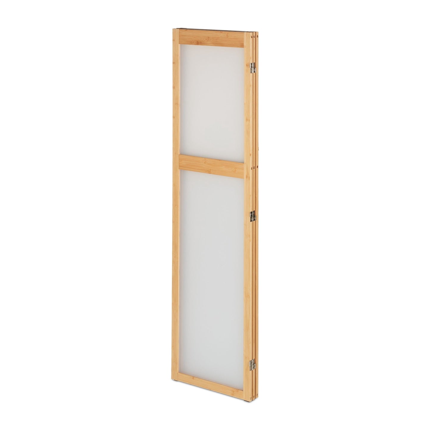 3-part screen with bamboo frame