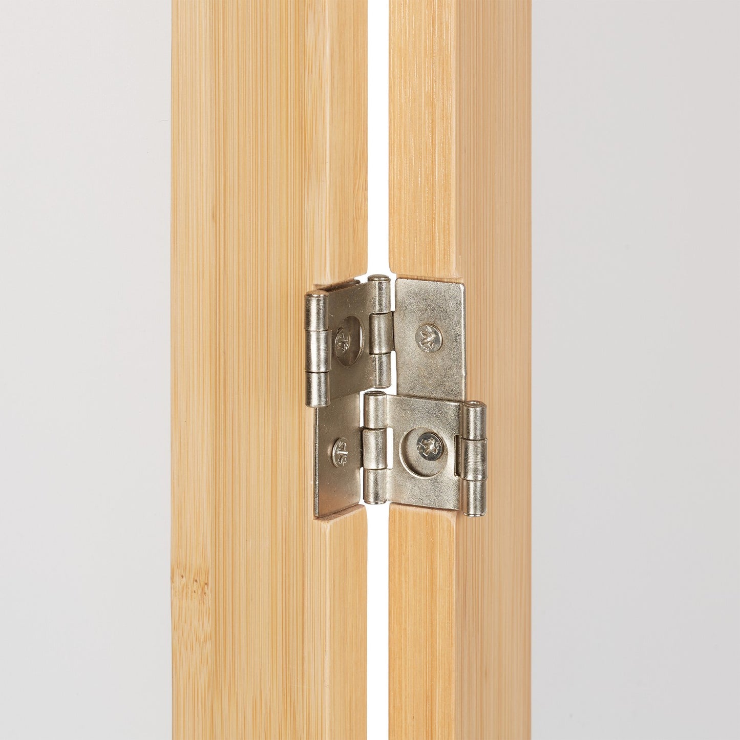 3-part screen with bamboo frame