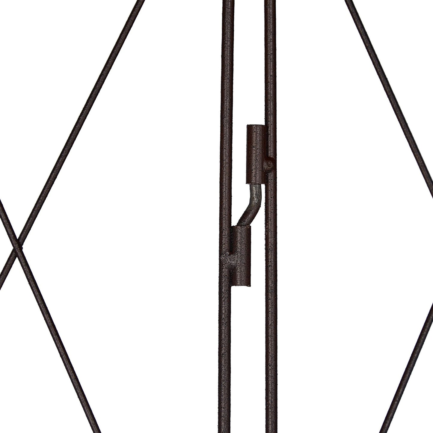 3-part trellis in rust color