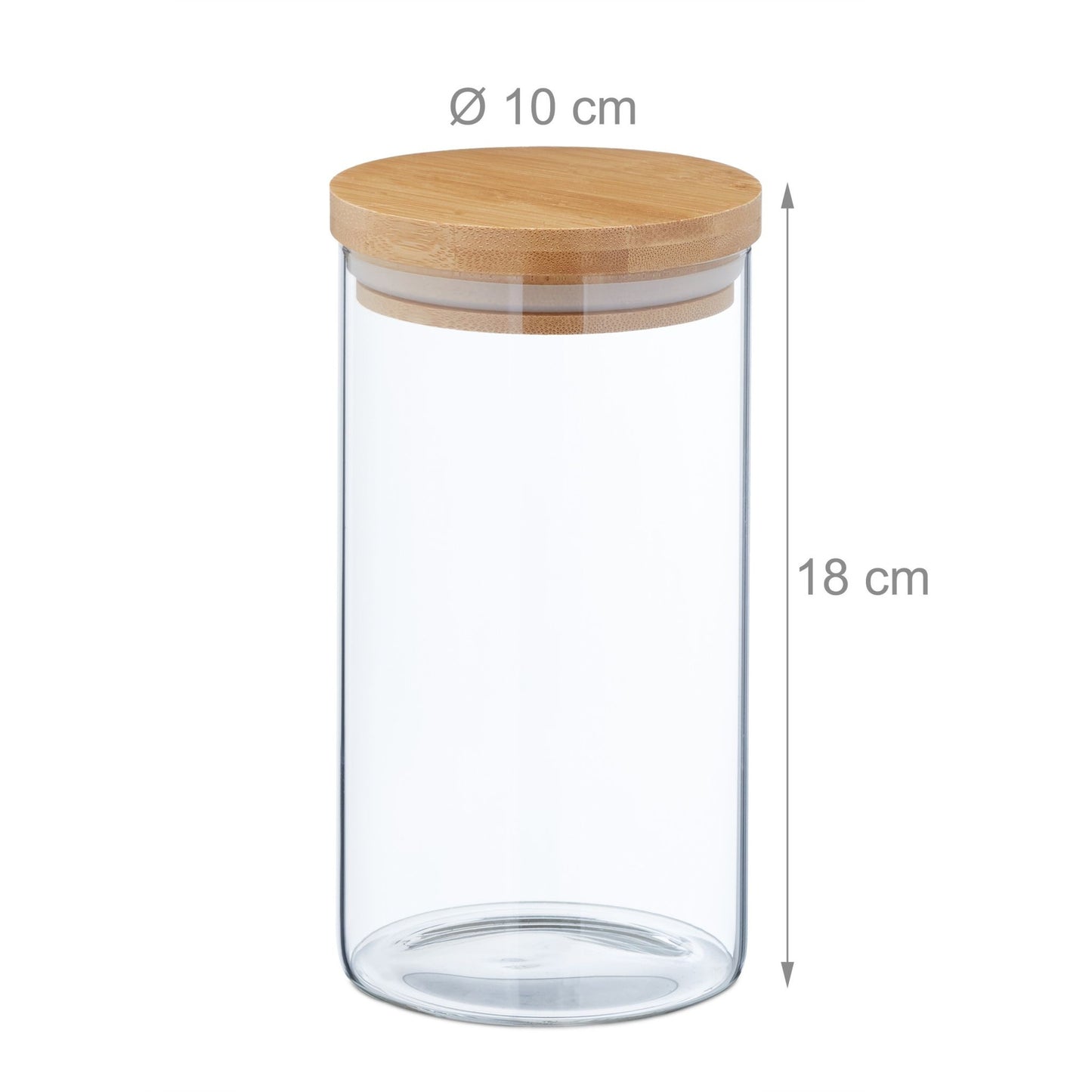 3 pcs. Storage jars 1000 ml