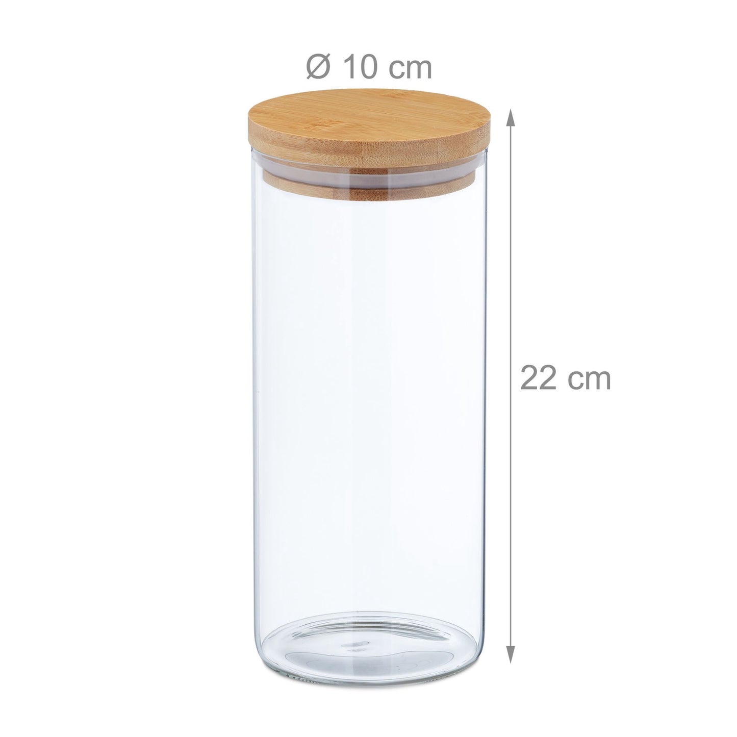 3 pcs. Storage jars 1300 ml