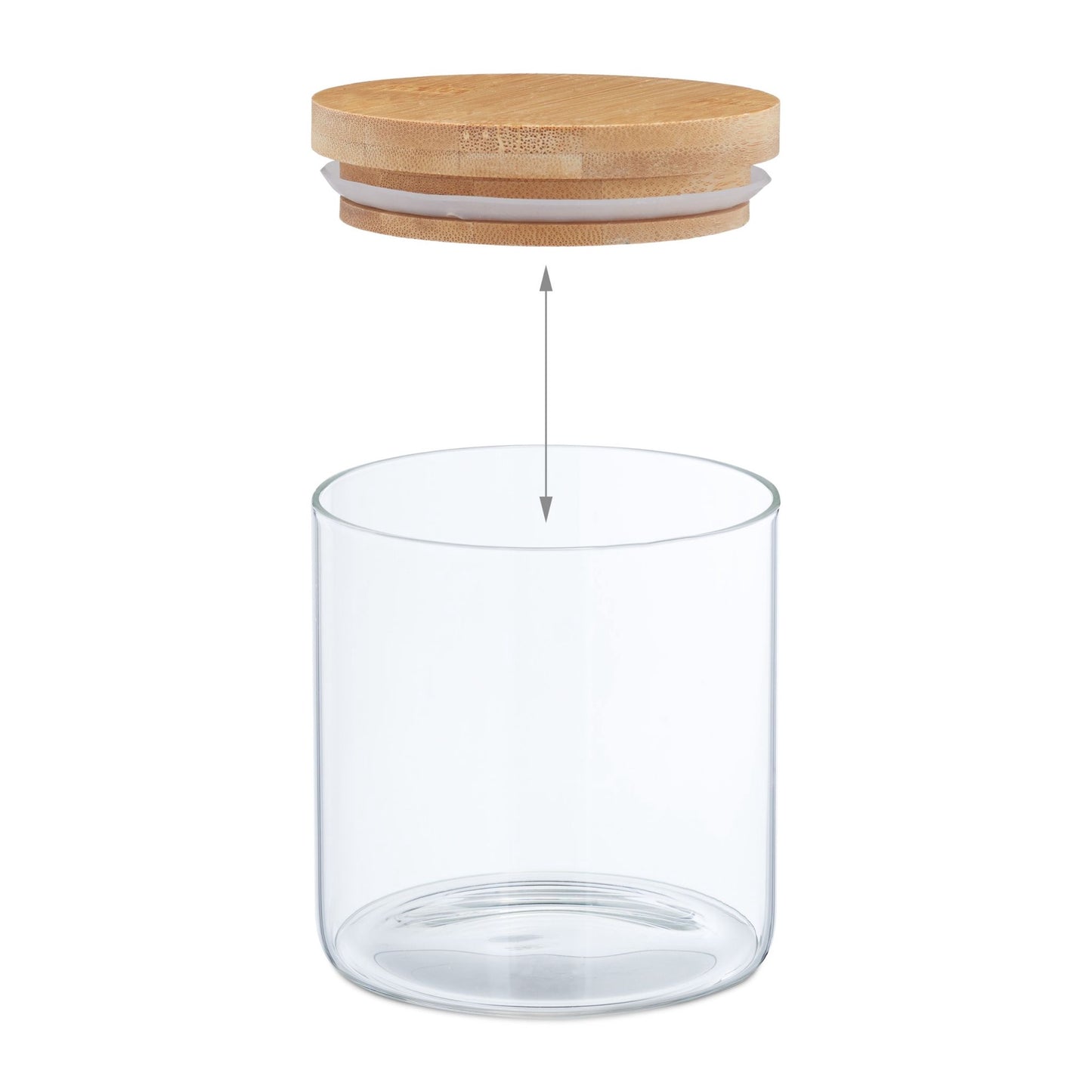 3 pcs. Storage jars 380 ml