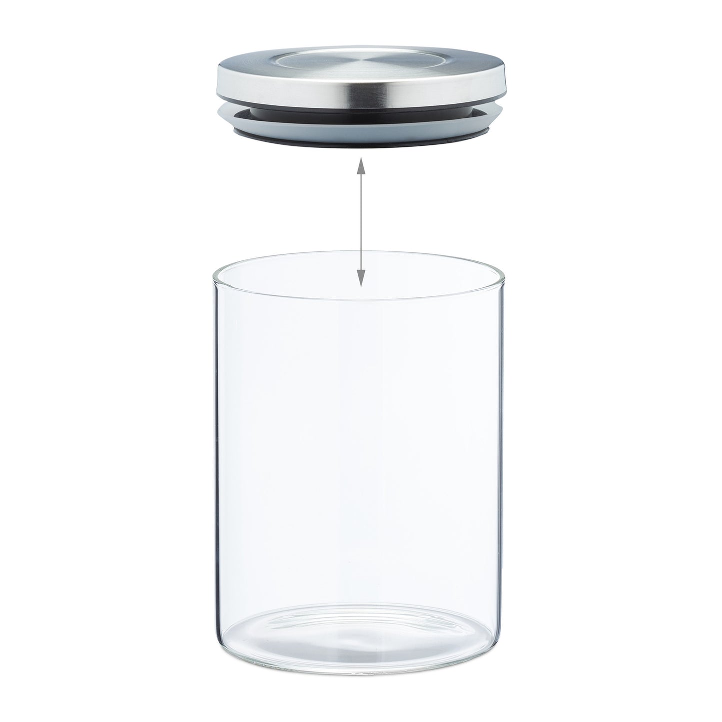 3 pcs. Storage jars in different sizes