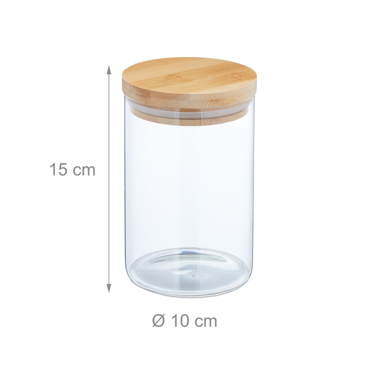 3 pcs. Storage jars in various sizes