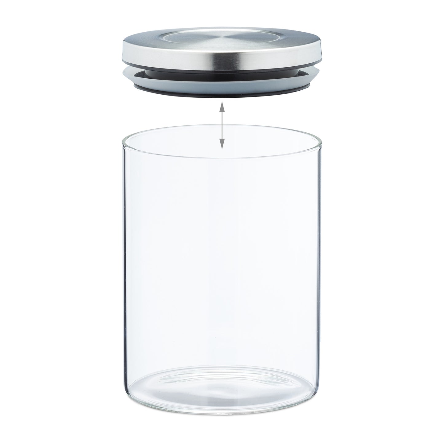 3 pcs. Storage jars in various sizes