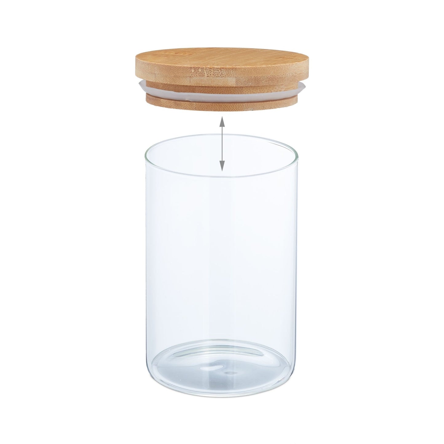 3 pcs. Storage jars in various sizes