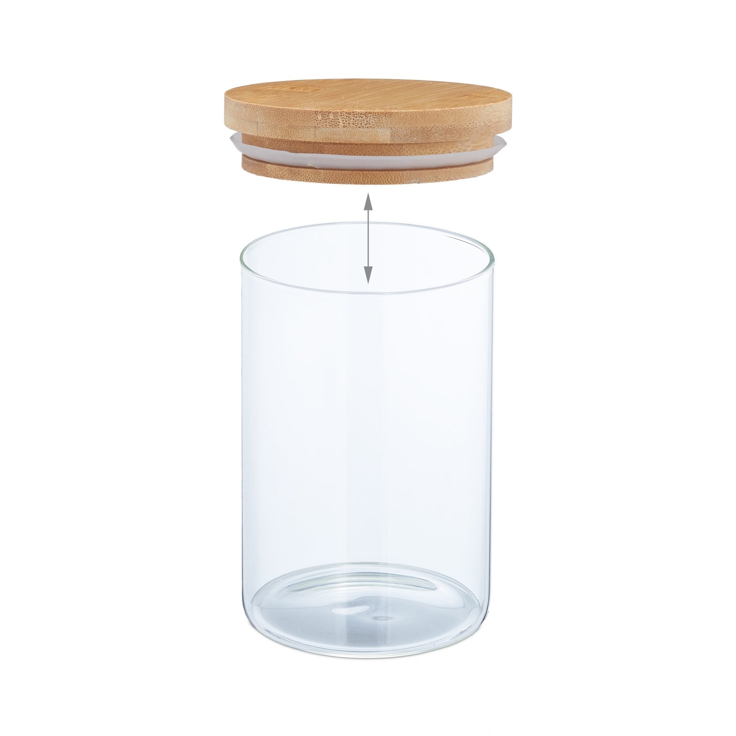 3 pcs. Storage jars in various sizes