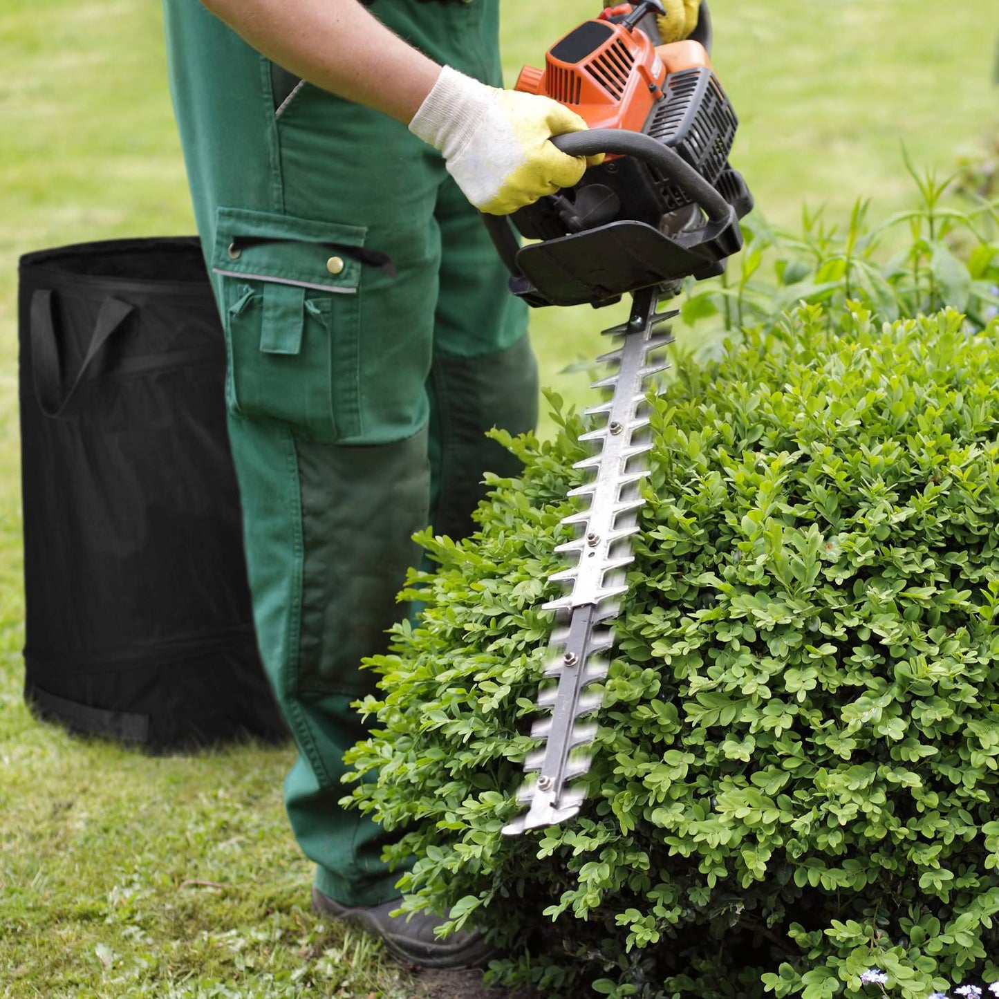 3 pcs. garden bags 160-liter black
