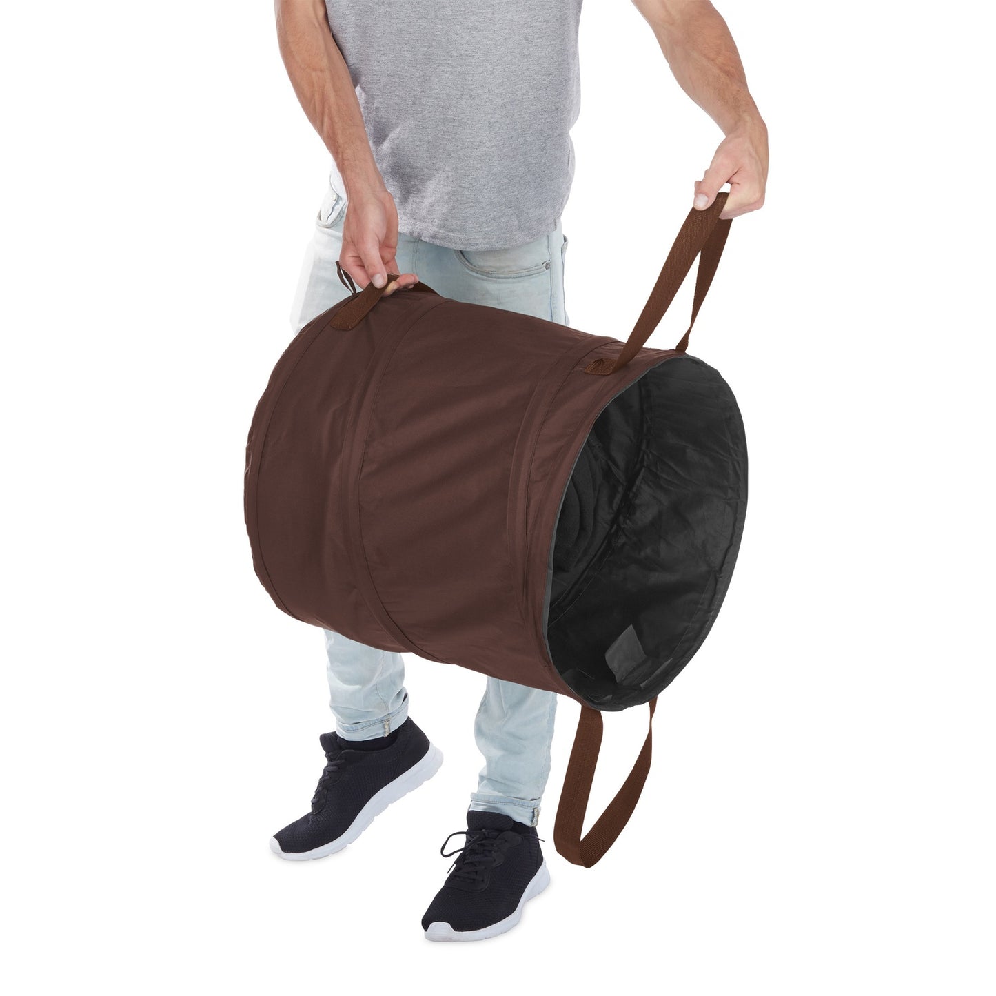 3 pcs. garden sacks 85-litre brown