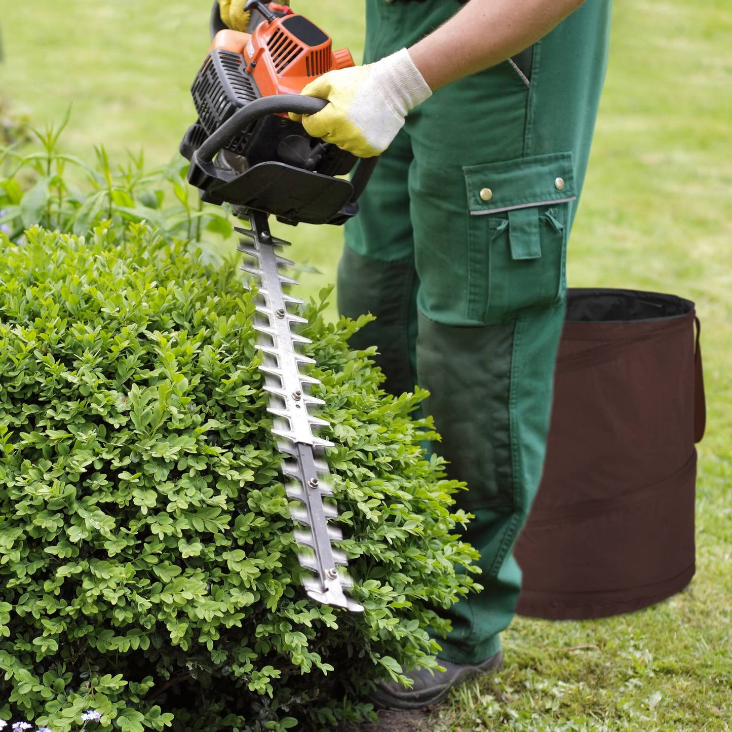 3 pcs. garden sacks 85-litre brown