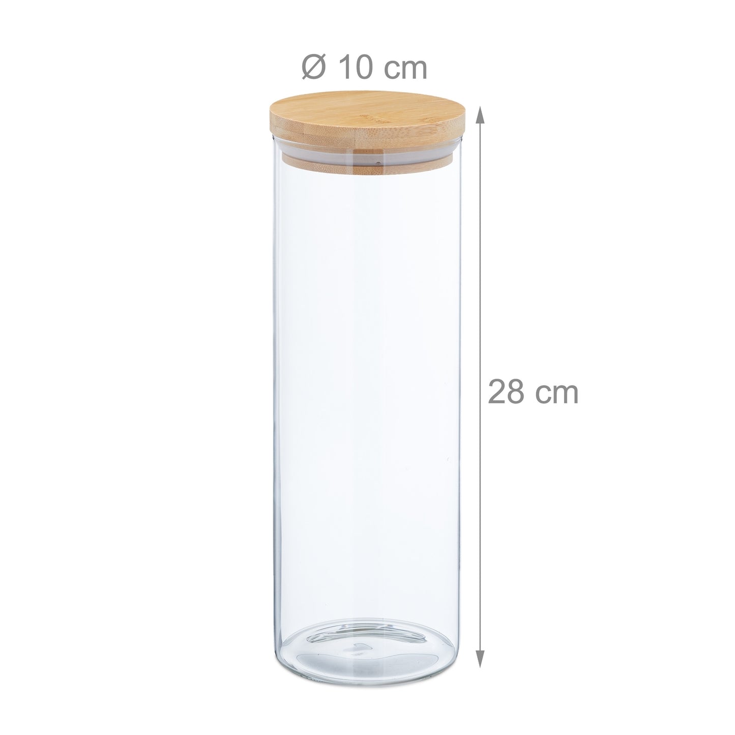 3 pcs. storage jars 1800 ml