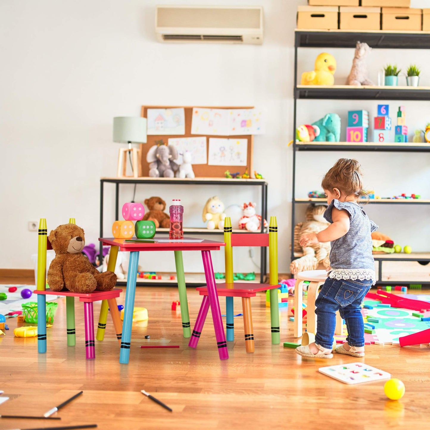 3-piece children's seating group, colorful