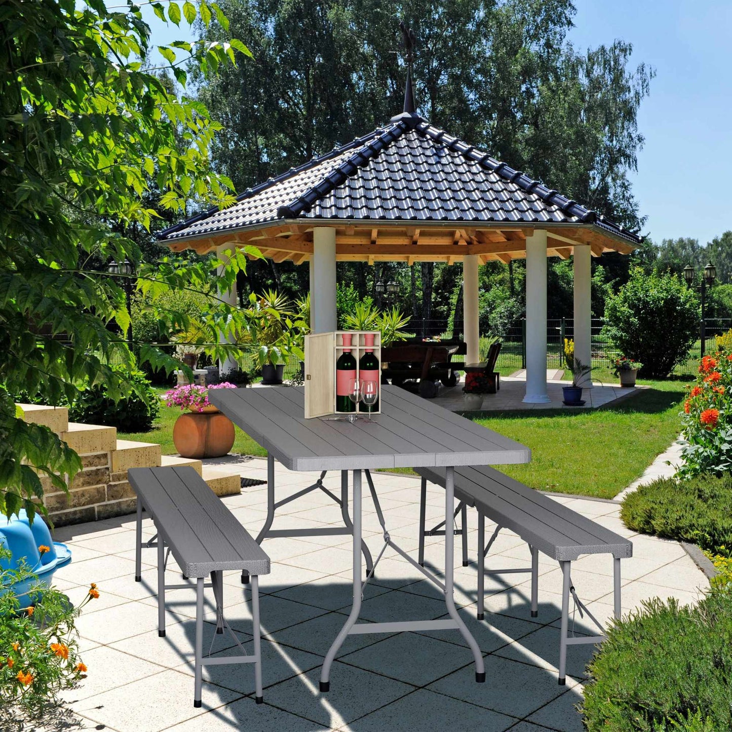 3-piece collapsible beer tent set