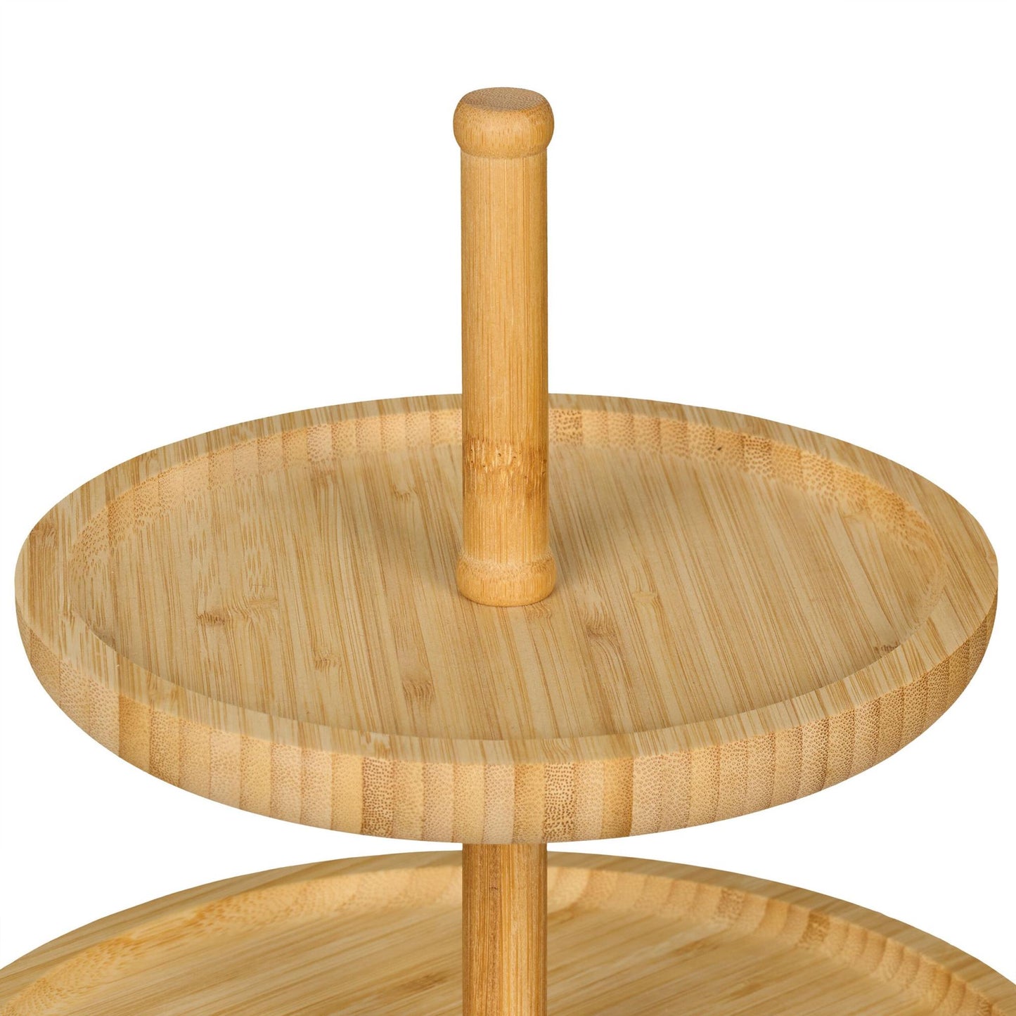 3-tier bamboo tray