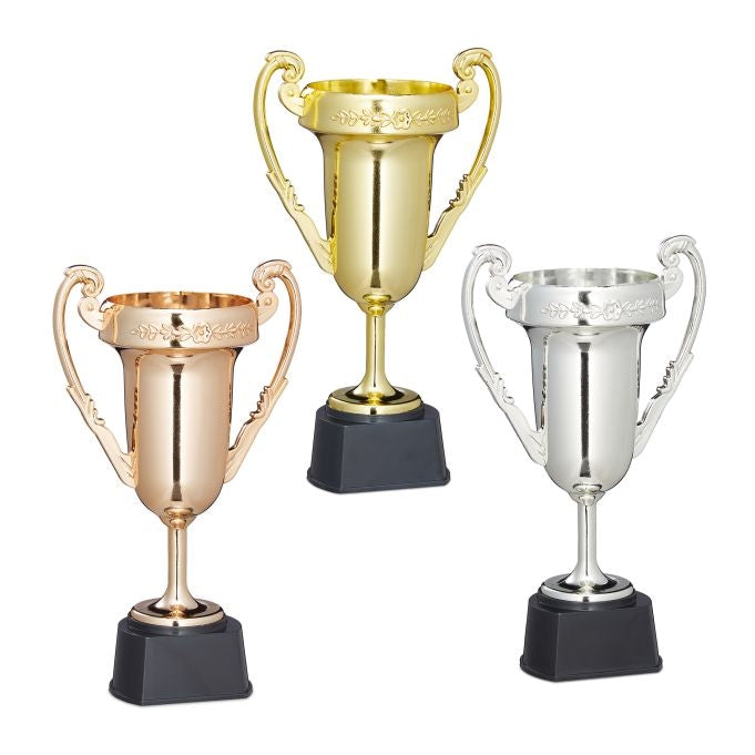 3x Trophy Set