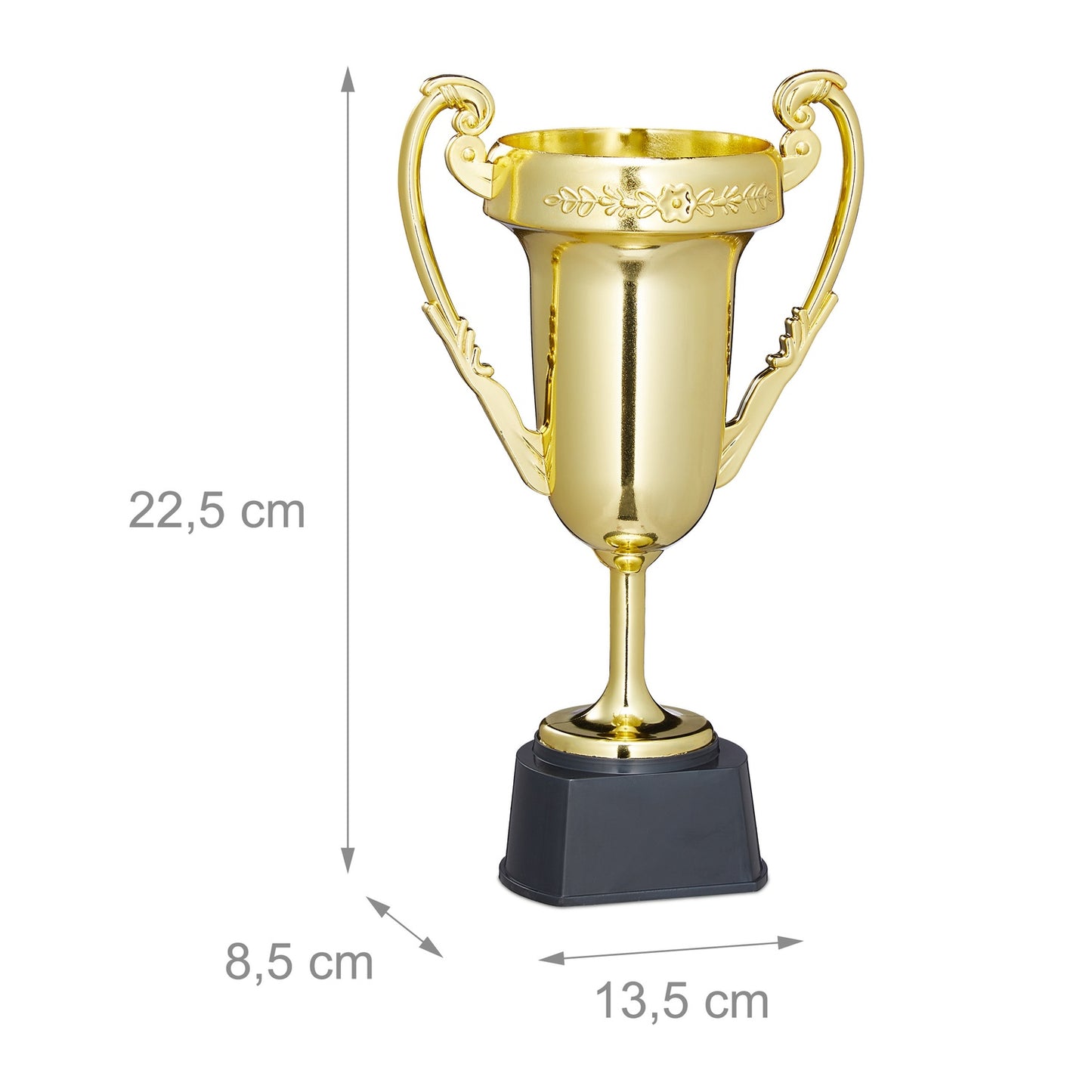 3x Trophy Set