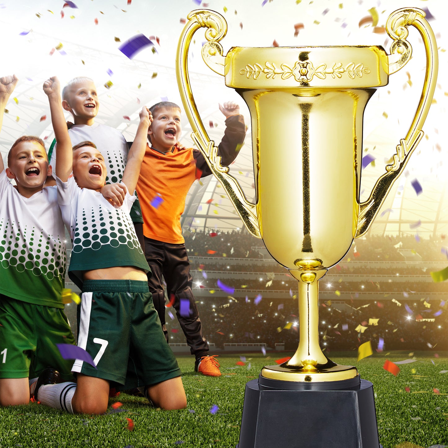 3x Trophy Set
