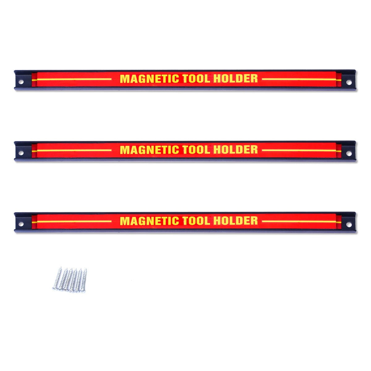 3 x magnetic tool holder wall magnetic strip set magnetic strip 46 cm