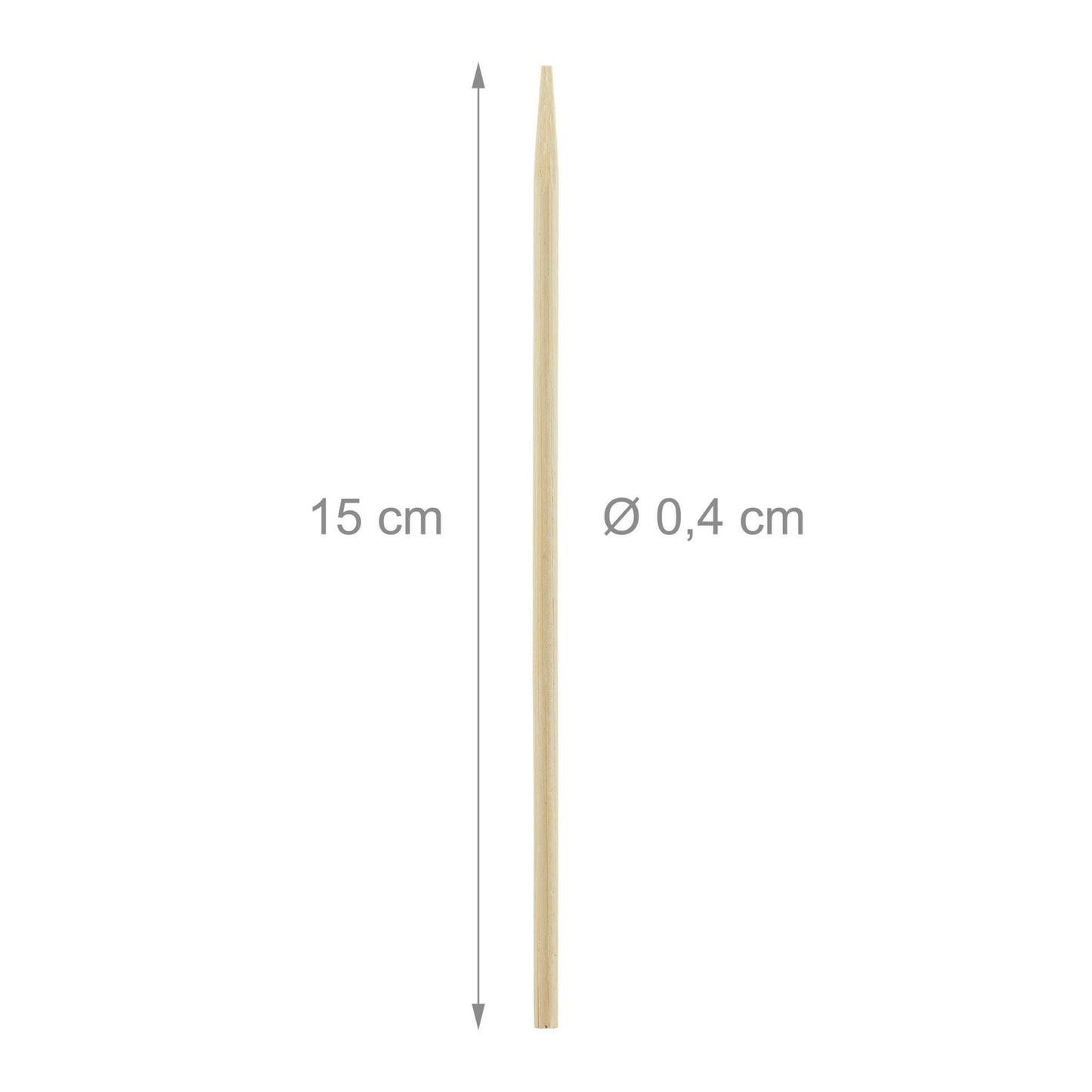 400x Cake Pop Sticks Bamboo