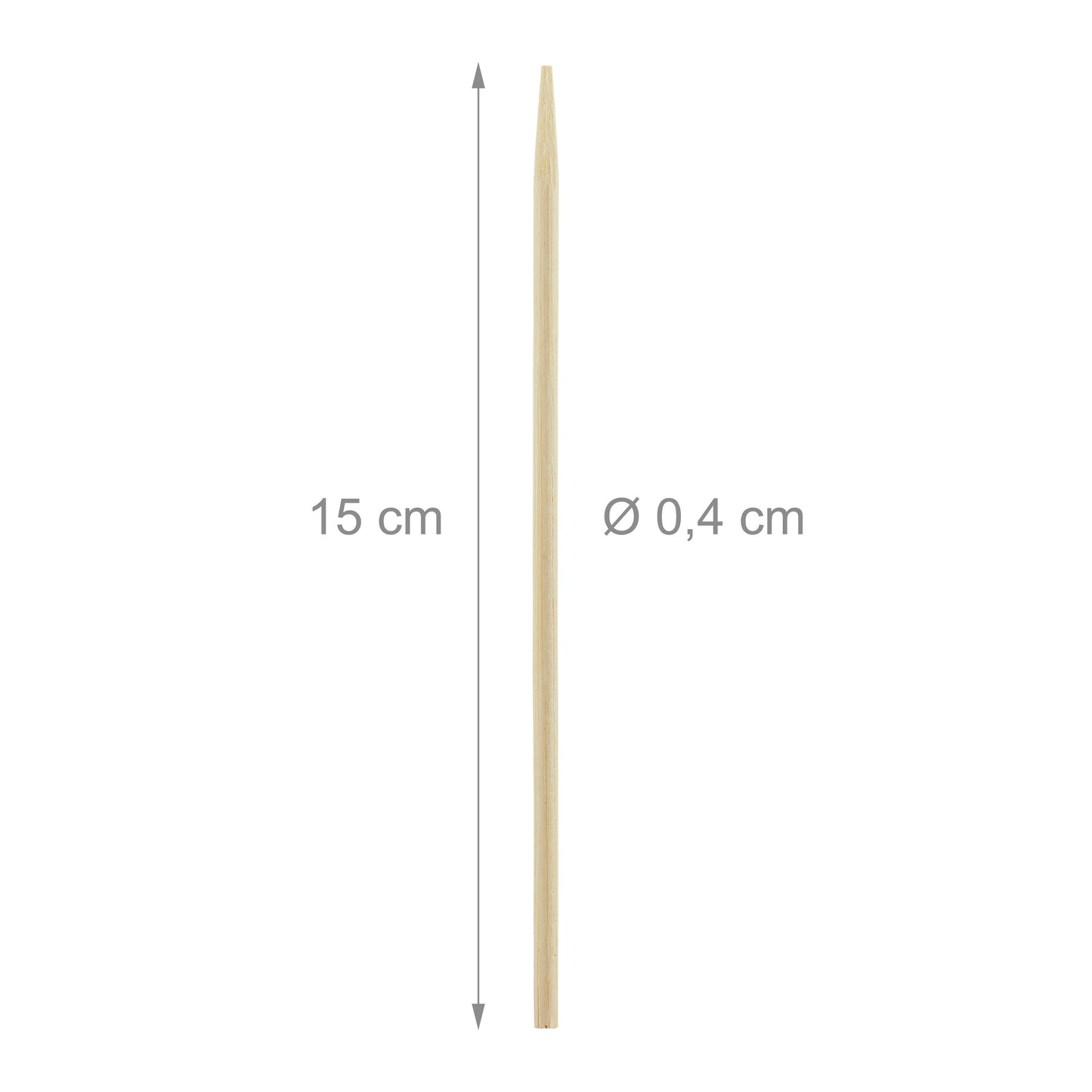 400x Cake Pop Sticks Bamboo