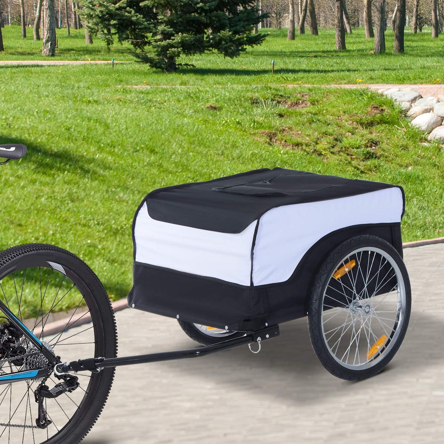 Handcart, 40 kg capacity, steel frame, 140x77x65 cm