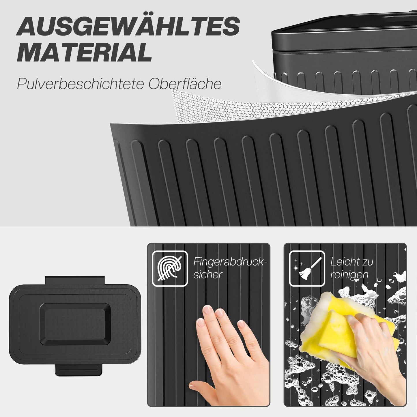 40L Dual Pedal Bin, Metal, 2 x 20L Capacity