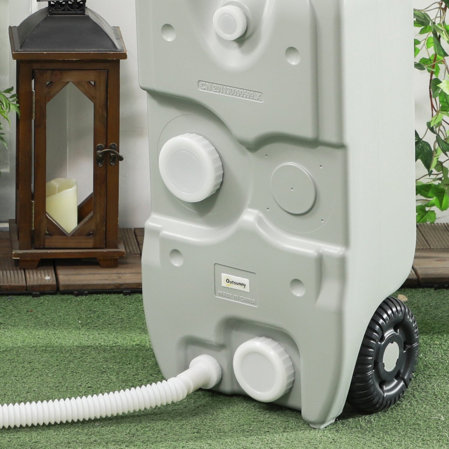40 L Portable waste water tank with handle and faucet