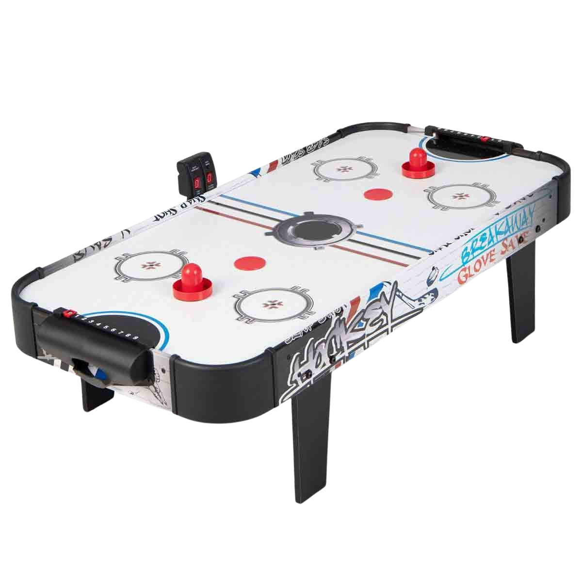 42-Inch Mini Air Hockey Table with LED Scoreboard
