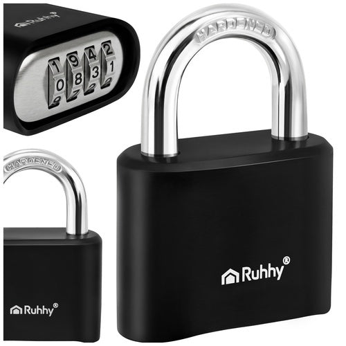 4-Digit Steel Combination Padlock, 50mm Security