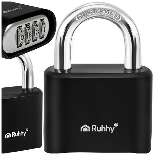4-Digit Steel Combination Padlock, 50mm Security